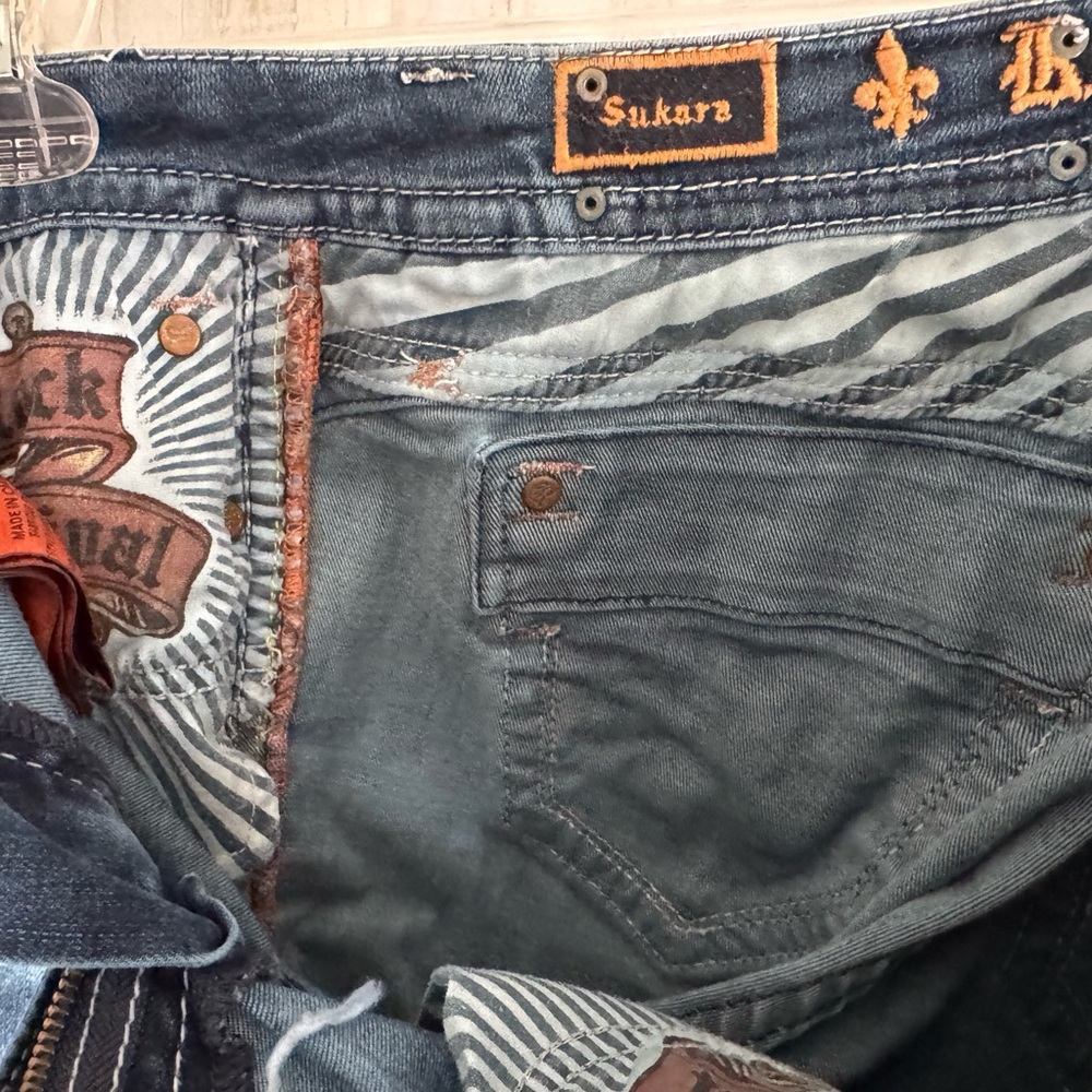 Rock Revival Blue Cropped Jeans